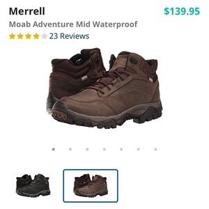 Merrell Moab Adventure Mid Waterproof Hiking Boots